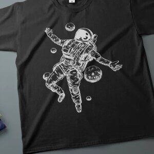 Astronauts T-Shirt Drawing Tee, Graphic Tee, Unisex Shirt